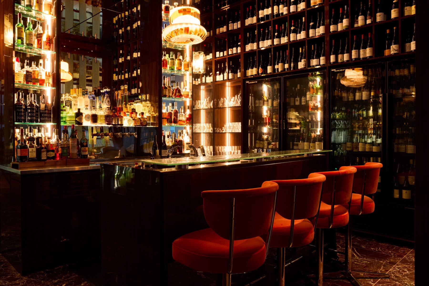 Private dining and event setting at The International